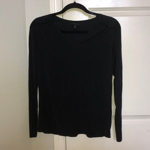 Navy Banana Republic Long Sleeve Shirt